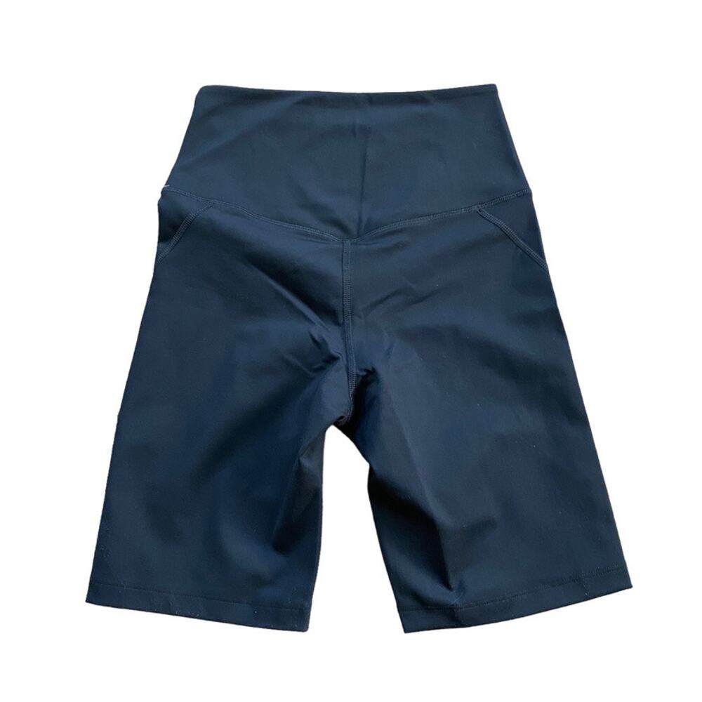 NWOT Girlfriend Collective Black High-Rise Bike Short 8.5" Small - Picture 4 of 9